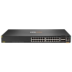 JL666A | HPE Aruba Networking CX 6300F 24-port 1GbE Class 4 PoE and 4-port SFP56 Switch
